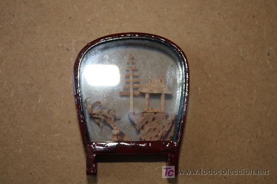 Vintage: Miniatura japonesa hecha en corcho y madera - Foto 3