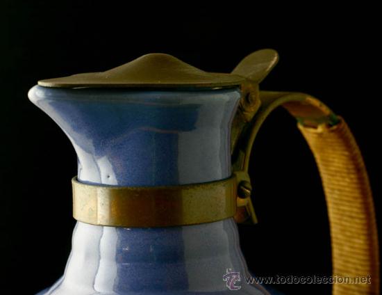 Vintage: JARRA DE CER&Aacute;MICA ART DECO - Foto 5