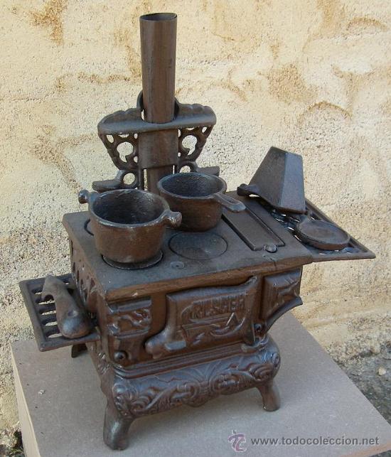 Vintage: cocina economica de hierro