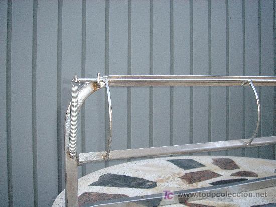 Vintage: porta rollo con cortador cromado en