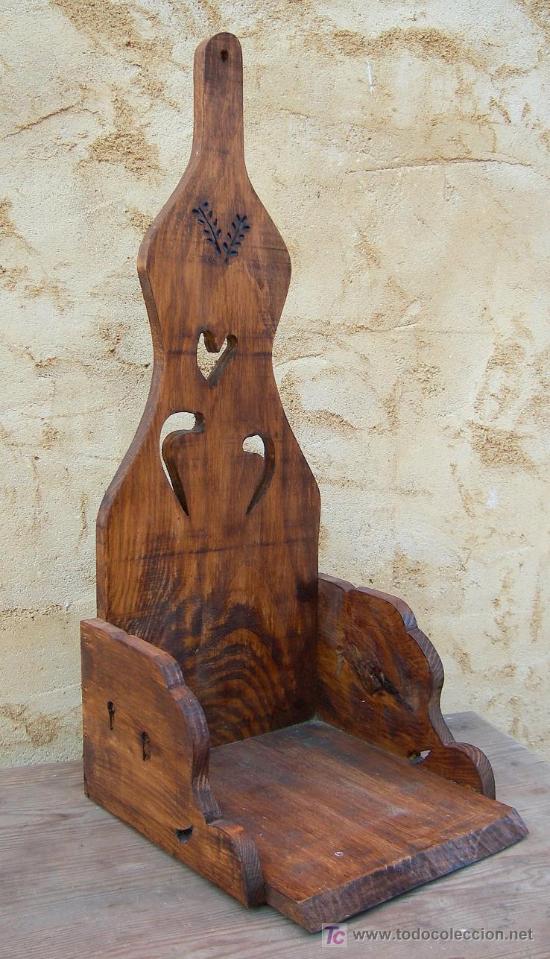 Vintage: recogedor de madera tallado ,, jard365