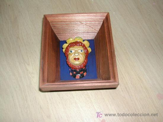 Vintage: Peque&ntilde;a mascara de madera - Foto 1
