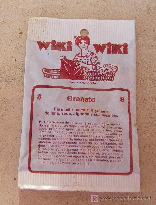 Vintage: wiki wiki de color granate, antiguo, te acuerdas de el??