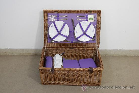 Vintage: Cesta de picknick. - Foto 1