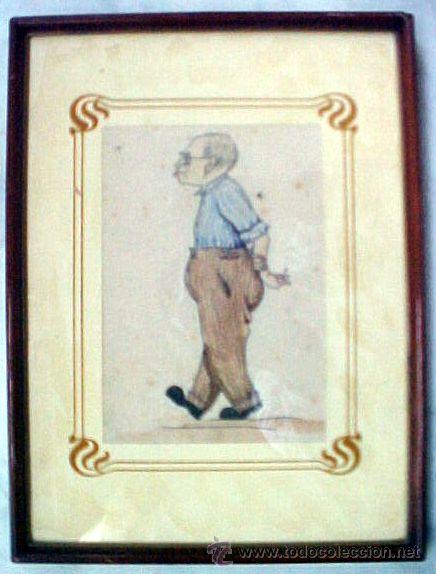 Vintage: Marco de madera con filo dorado - Foto 2