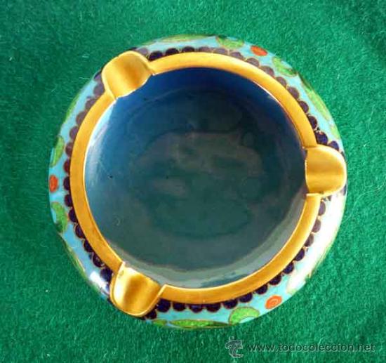 Vintage: CENICERO ESMALTE CLOISON&Eacute; - Foto 2