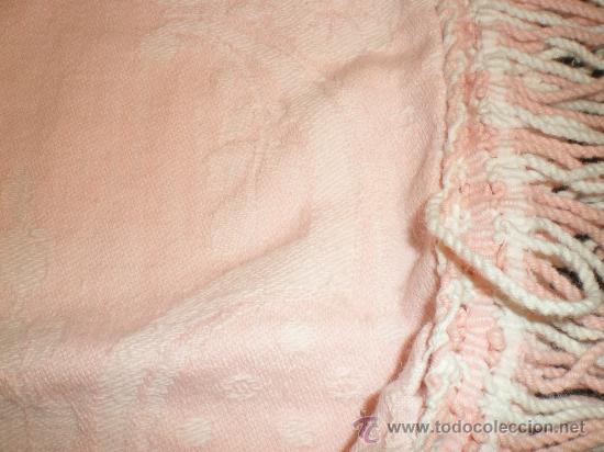 Vintage: cubrecama o colcha rosa - Foto 2
