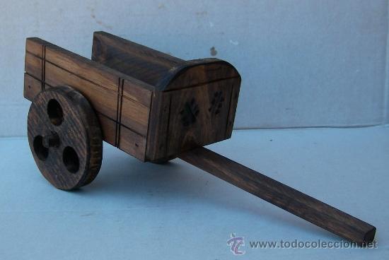 Vintage: carro de bueyes madera , apero de labranza ,,,APE365