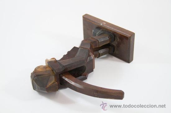 Vintage: Cascanueces tallado en madera. 1950 - Foto 6