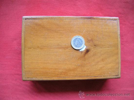 Vintage: CAJA DE MADERA CON TARACEA - Foto 2