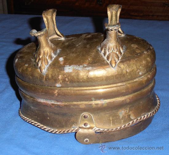 Vintage: MACETERO, CENTRO DE MESA DE BRONCE - Foto 3