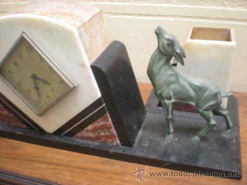 Vintage: RELOJ SOBREMESA MARMOL ONIX - Foto 3