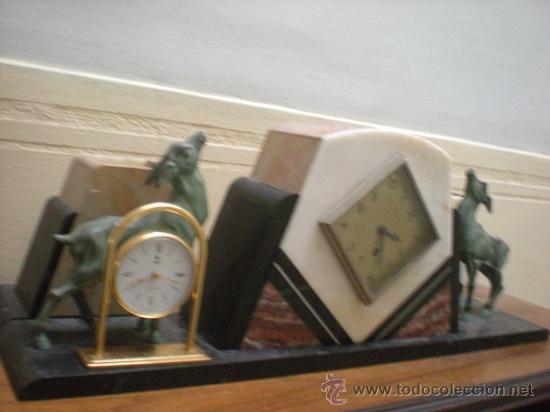 Vintage: RELOJ SOBREMESA MARMOL ONIX - Foto 6