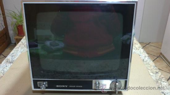 Vintage: ANTIGUA TELEVISION-SONY (SOLID STATE) TV-110 OUET.PORTATIL.DE COLECCION.