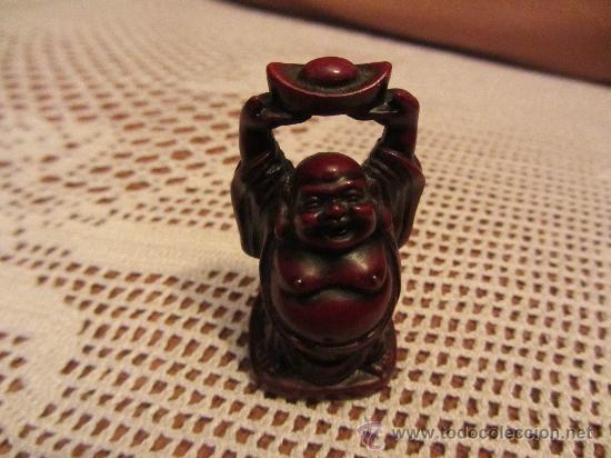 Vintage: PEQUE&Ntilde;O BUDA DE RESINA - ALTURA: 5,7 CM. -