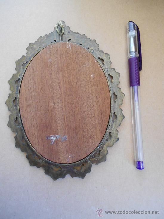 Vintage: cuadro camafeo con cristal - Foto 2