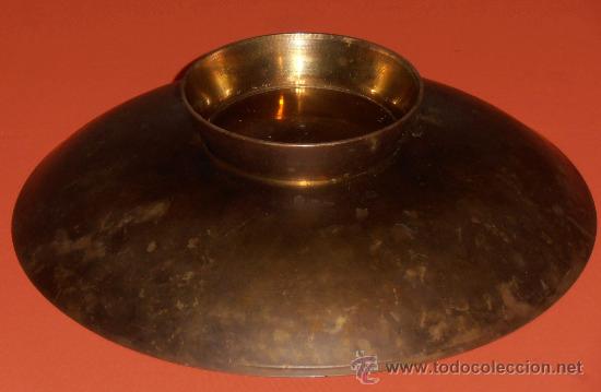 Vintage: FRUTERO DE BRONCE CON DECORACION FLORAL - Foto 5