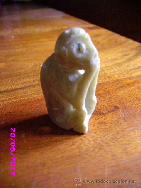 Vintage: mono figura de piedra 4.7 cm de alto
