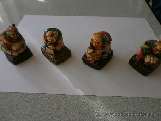 Vintage: ANTIGUO JUEGO DE DIOSES CHINOS - Foto 2
