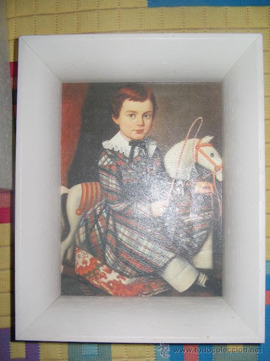 Vintage: Cuadros Ni&ntilde;os Madera - Foto 3
