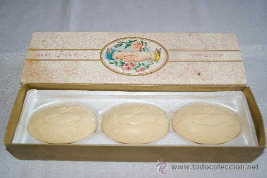 Vintage: Caja de tres jabones AVON - Foto 1