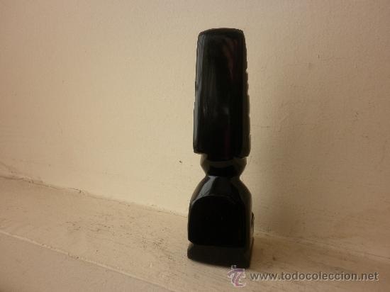 Vintage: TOTEM DE ONIX NEGRO CENTRO AMERICANO - Foto 4