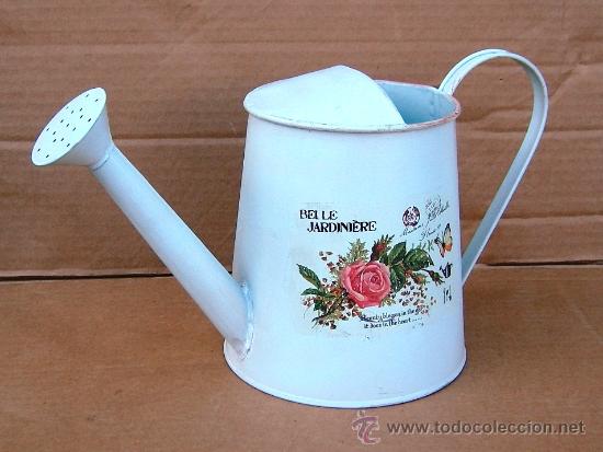 Vintage: regadera de metal decorada, belle jardiniere,, jard365