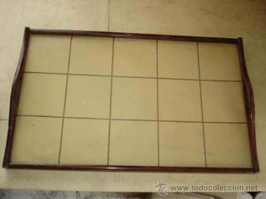 Vintage: BANDEJA CON ASAS - 54,5 X 34 CMS. - Foto 1