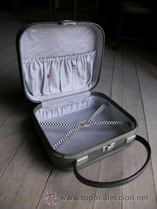 Vintage: Maleta-malet&iacute;n viaje -fin semana- *STARK* A&ntilde;os 60 - Polipiel | Retro &middot; Vintage -- 39cm x 34cm