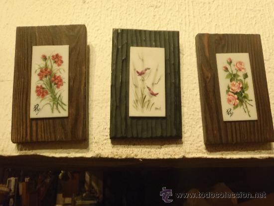 Vintage: 3 CUADROS  CON FIRMA - Foto 1