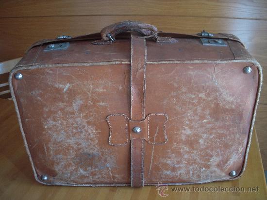 Vintage: maleta de piel - Foto 3