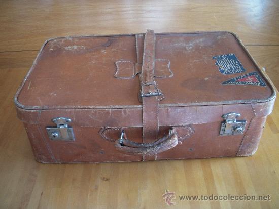 Vintage: maleta de piel - Foto 5