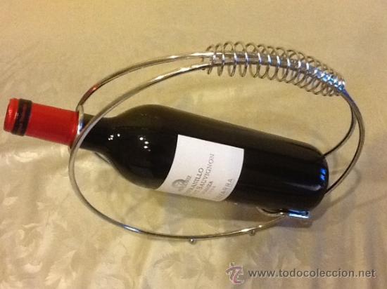 Vintage: Porta Botellas Individual Metal - Foto 3