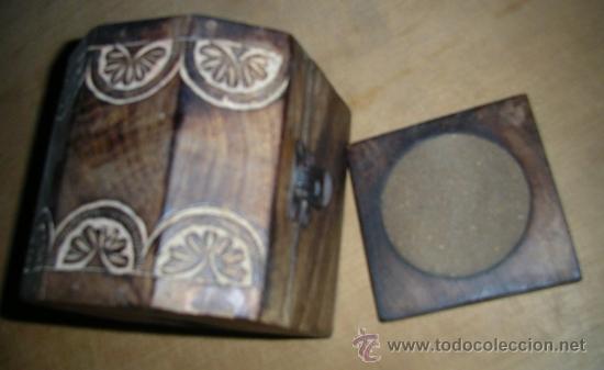 Vintage: Ba&uacute;l Madera Posavasos Nuevo - Foto 2