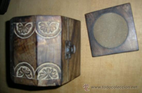 Vintage: Ba&uacute;l Madera Posavasos Nuevo - Foto 3