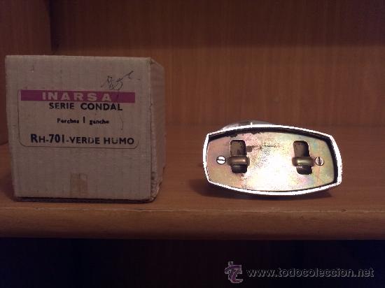 Vintage: PERCHA DE CRISTAL Y METAL - Foto 4