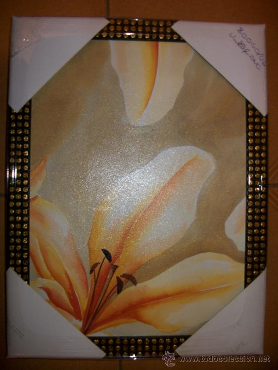Vintage: CUADRO DUO - FLOR  - 33x25CM - Foto 2