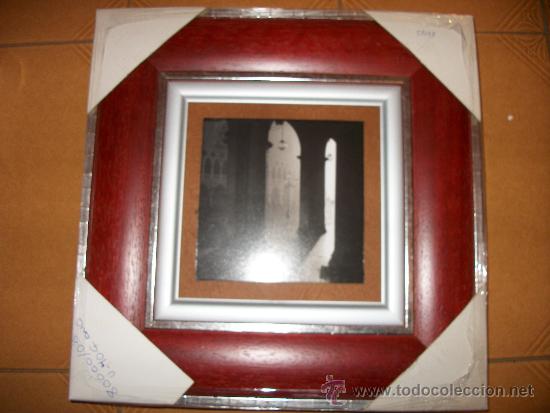 Vintage: CUADRO DUO - FOTO EN BLANCO Y NEGRO DEL LONDON BRIDGE Y PLAZA - 33x33CM