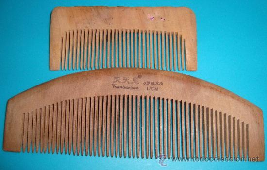 Vintage: 2 peines de madera - Foto 3