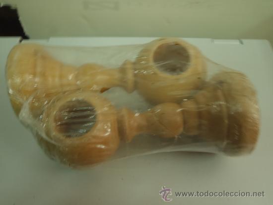 Vintage: SOPORTES DE MADERA PARA LAS CORTINAS