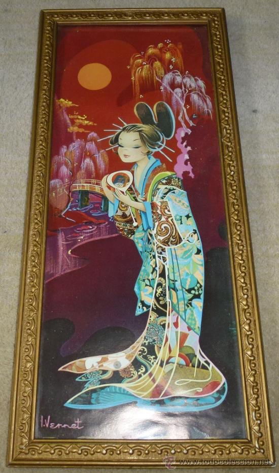 Cuadro Geisha - I.Vernet