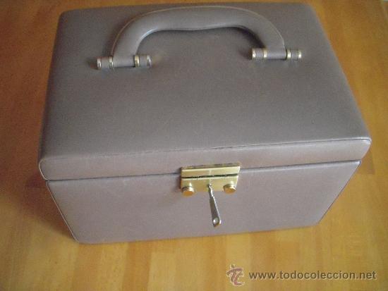 Vintage: joyero de piel, precioso - Foto 2