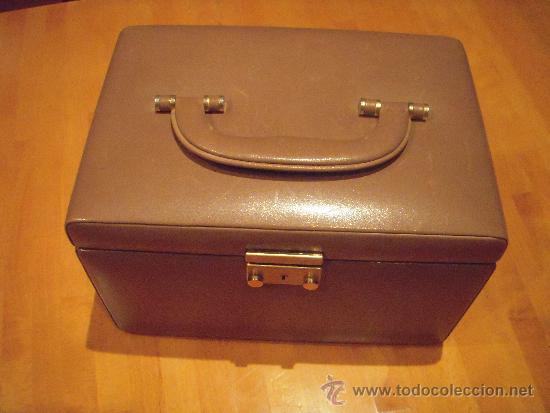 Vintage: joyero de piel, precioso - Foto 5
