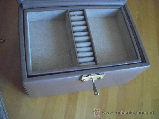 Vintage: joyero de piel, precioso - Foto 7