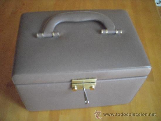 Vintage: joyero de piel, precioso - Foto 8