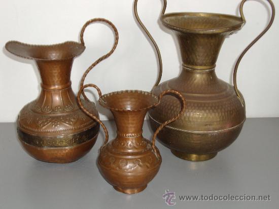 Vintage: conjunto de decoracion vasijas - Foto 3