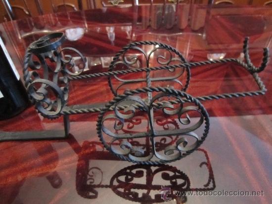 Vintage: porta botellas de forja - Foto 2