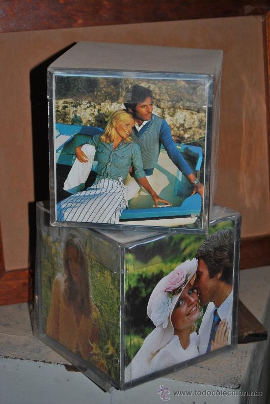 portafotos con forma de cubo - Compra venta en todocoleccion