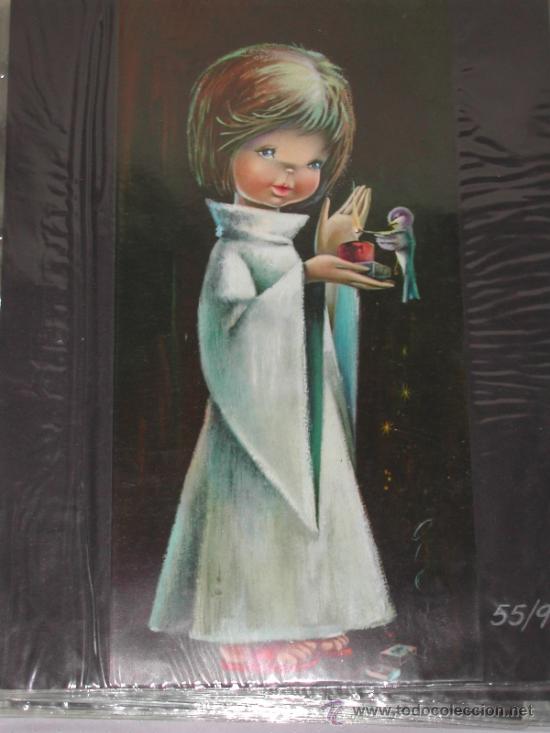 Vintage: L&aacute;mina para Enmarcar - A&ntilde;os 60 - Procede de Muestrario.