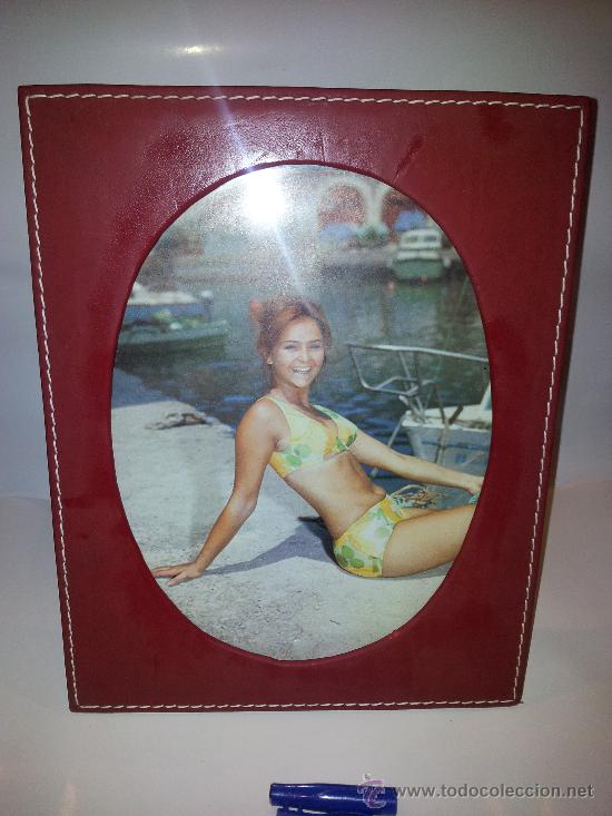Vintage: marco de piel - Foto 1